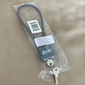 Eagle Gray Bike Lock with Keys